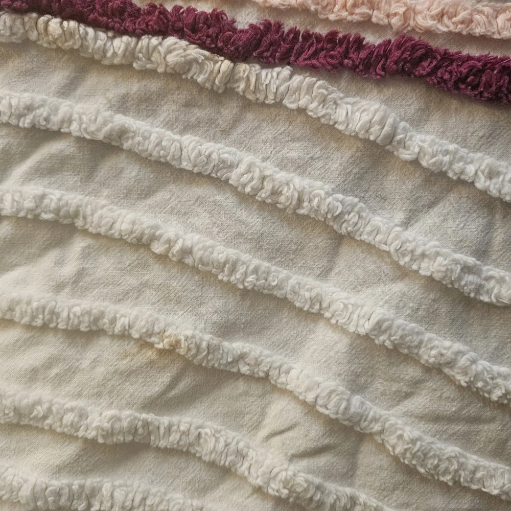 Vintage Unique Flowered Bed Topper/Blanket - Picture 6 of 8